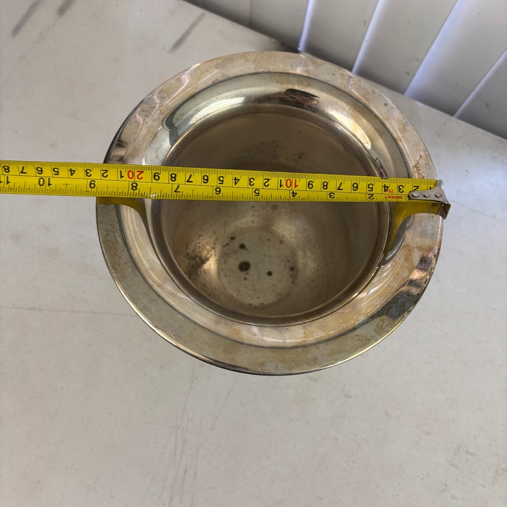 Vintage Wm A Rogers Silverplate Champagne Ice Bucket American Airlines 10" - Picture 5 of 13